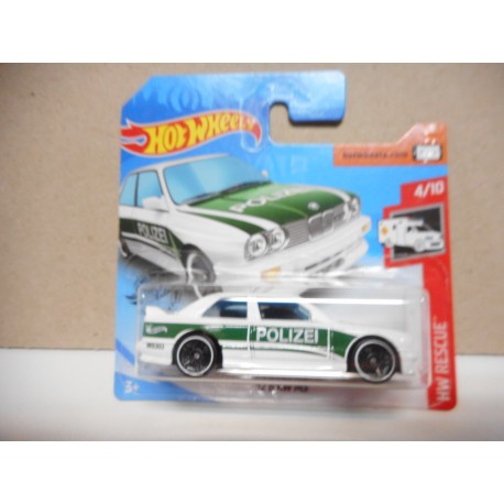 BMW M3 E30 POLIZEI 1992 HOT WHEELS 1:64