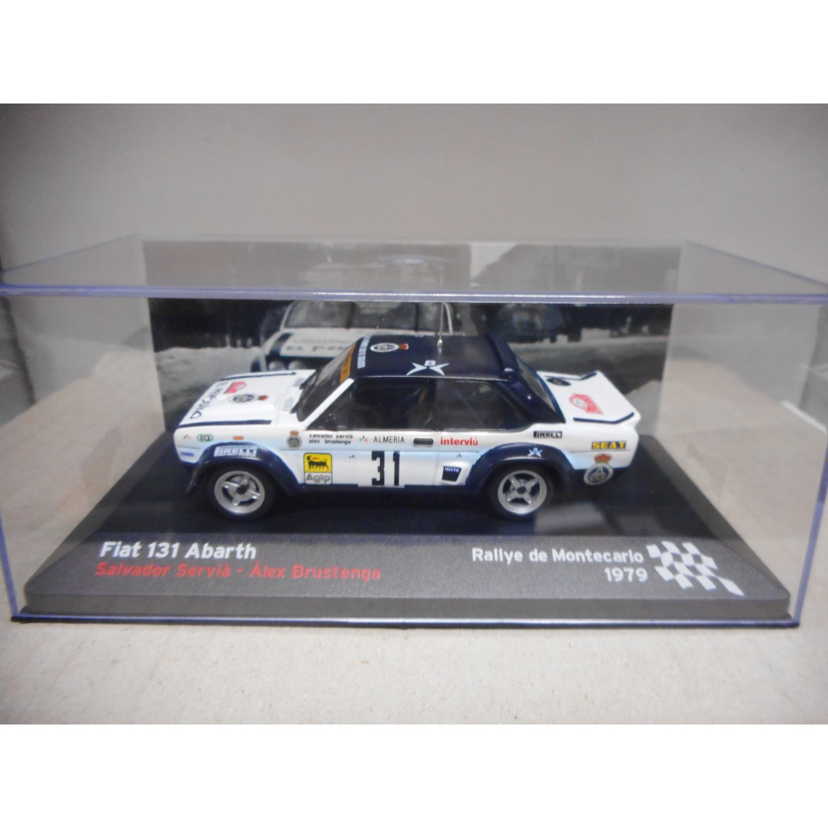 Fiat 131 abarth Alitalia 1/43 Alen 1000 lacs 1979