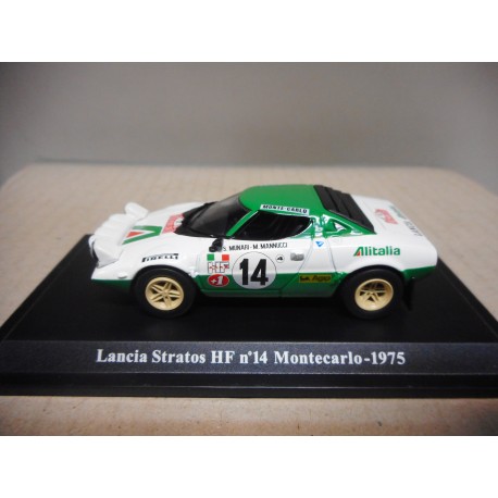 LANCIA STRATOS HF RALLY MONTE CARLO 1975 MUNARI 1:43 NOREV HACHETTE