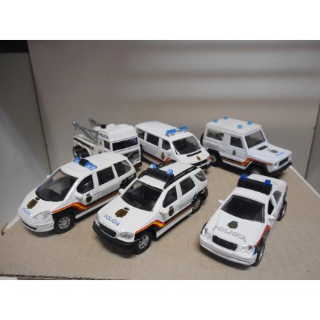 LOT 6 COCHES POLICIA NACIONAL 1:43 USADO/SIN CAJA/VER FOTOS