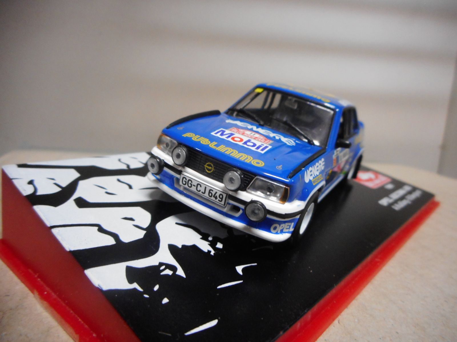 OPEL Ascona 400 1981 Mobil Kulläng RMC23 1/43 IXO altaya Rallye Monte Carlo 