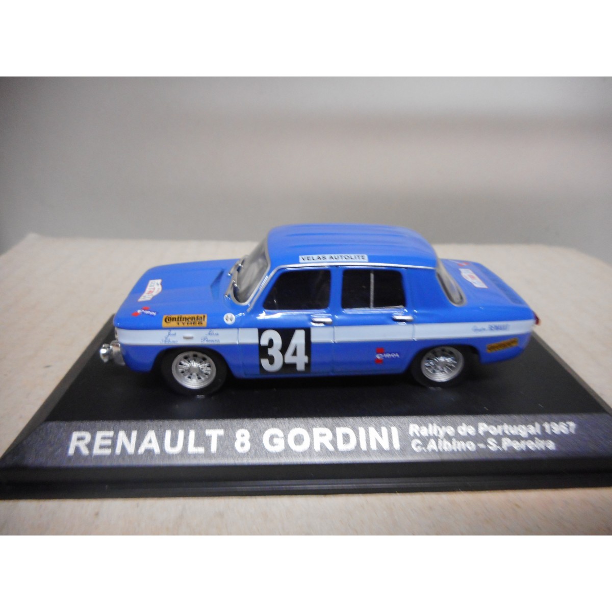 RENAULT 8 GORDINI RALLY PORTUGAL 1967 ALBINO ALTAYA IXO 1:43 - BCN