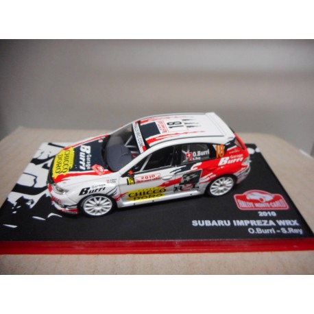 SUBARU IMPREZA WRX RALLY MONTE CARLO 2010 BURRI/STAJF 1:43 ALTAYA IXO