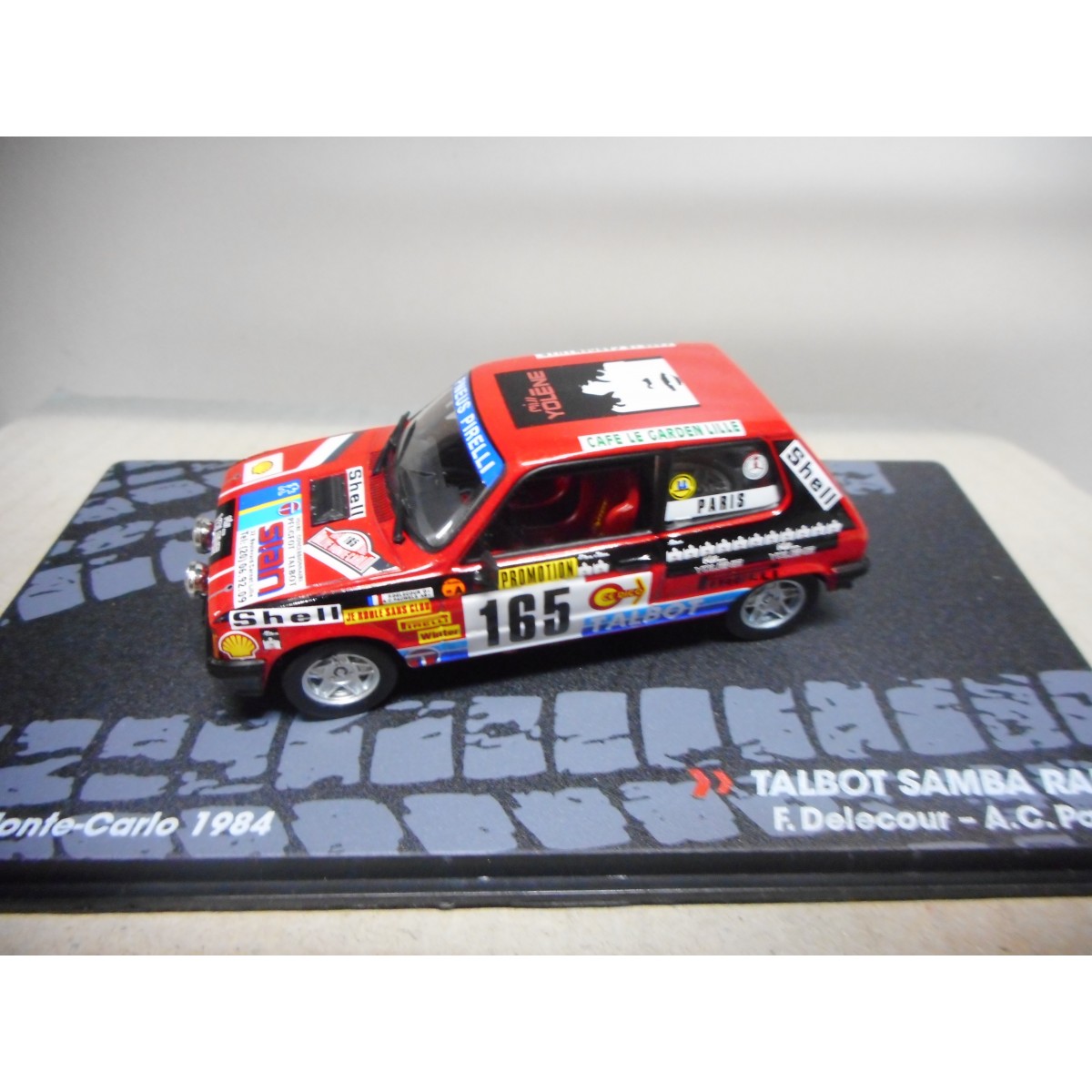 TALBOT SAMBA RALLYE MONTE CARLO 1984 ROUGET/DELECOUR 1:43 ALTAYA IXO ...