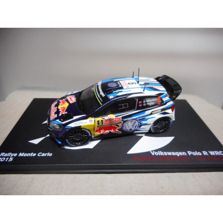 VOLKSWAGEN POLO R WRC RALLY MONTE CARLO 2015 MIKKELSEN 1:43 ALTAYA IXO