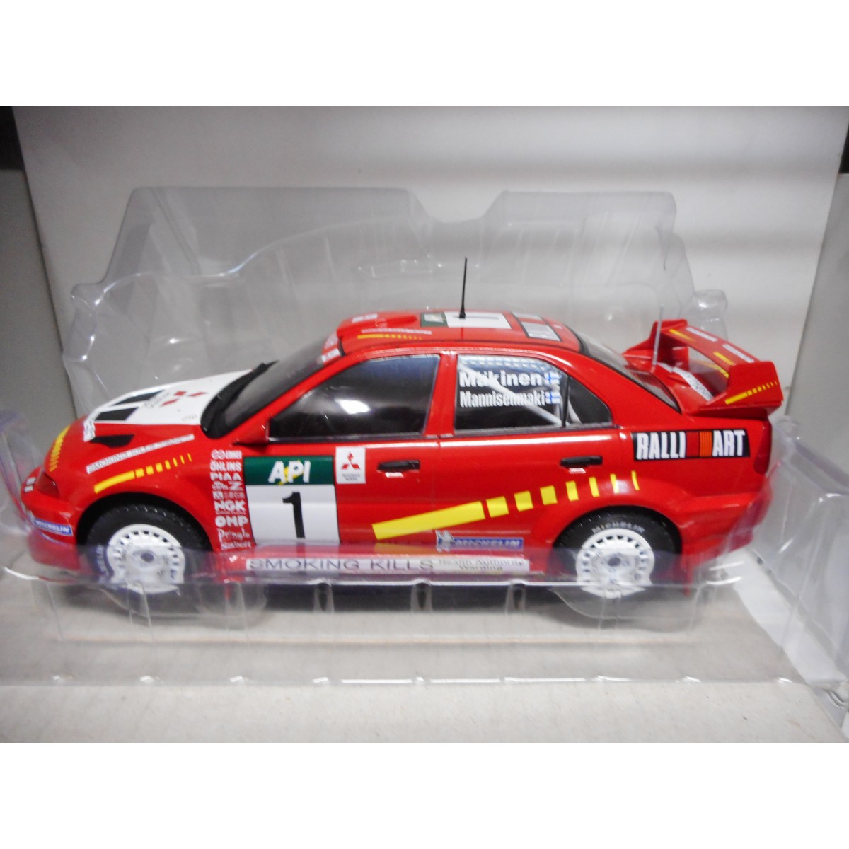 MITSUBISHI LANCER EVO VI RALLY AUSTRALIA 1998 MAKINEN 1:18 ALTAYA IXO ...