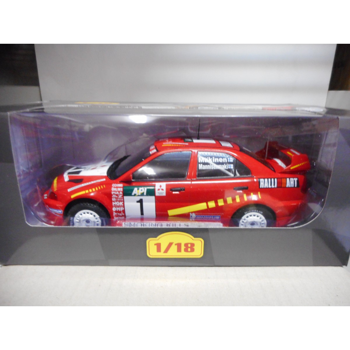 MITSUBISHI LANCER EVO VI RALLY AUSTRALIA 1998 MAKINEN 1:18 ALTAYA IXO ...