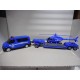 FURGONETA POLICE+REMOLQUE+HELICOPTERO 1:60 SPEED TRACK USADO/VER FOTOS