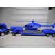 FURGONETA POLICE+REMOLQUE+HELICOPTERO 1:60 SPEED TRACK USADO/VER FOTOS