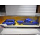 FURGONETA POLICE+REMOLQUE+HELICOPTERO 1:60 SPEED TRACK USADO/VER FOTOS