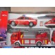 BOMBEROS AUDI A4/2 MERCEDES/HELICOPTER FIRE WELLY 1:34/39 USADO/VER FOTOS