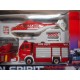 BOMBEROS AUDI A4/2 MERCEDES/HELICOPTER FIRE WELLY 1:34/39 USADO/VER FOTOS