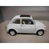 FIAT 500 NUOVA WHITE CLOSED 1:24 NO BOX PULLBACK/OPEN DORS MADE IN CHINA