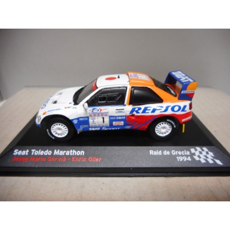 SEAT TOLEDO MARATHON RALLY RAID GRECIA 1994 SERVIA ALTAYA IXO 1:43