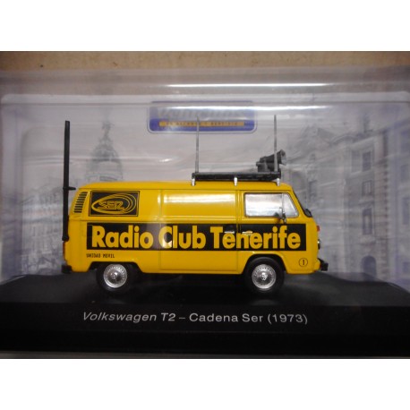 VOLKSWAGEN T2 SER-RADIO CLUB TENERIFE 1973 SERVICIOS 1:43 IXO SALVAT
