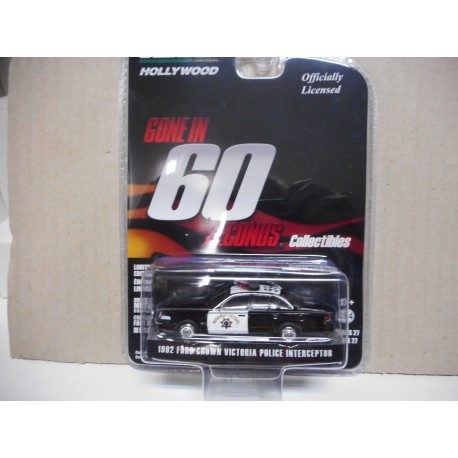 HOLLYWOOD GONE IN 60 SECONDS/60 SEGUNDOS FORD CROWN INTERCEPTOR 1:64 GREENLIGHT