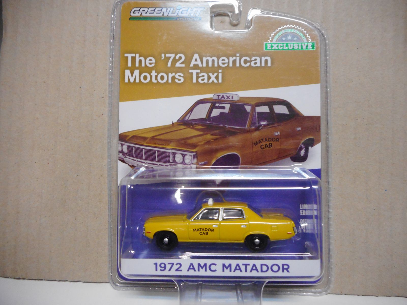 AMC MATADOR 1971/72 TAXI CAB ESCOGER/CHOOSE/CHOISIR 1:64 GREENLIGHT - Imagen 2 de 5