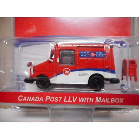 GRUMMAN LLV CANADA POST W/MAILBOX 1:64 GREENLIGHT