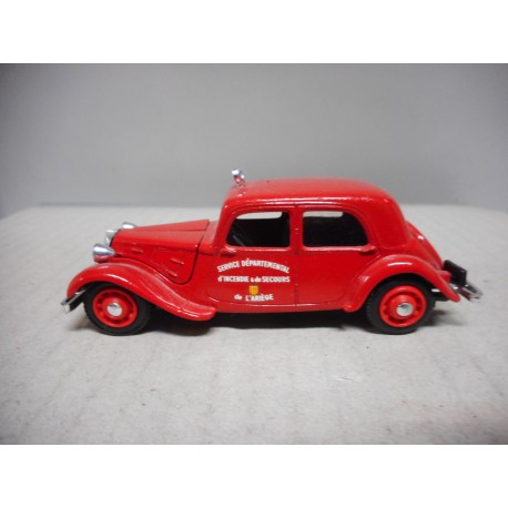 CITROEN TRACTION 11BL POMPIERS ARIEGE 1:43 ELIGOR USADO/NO CAJA