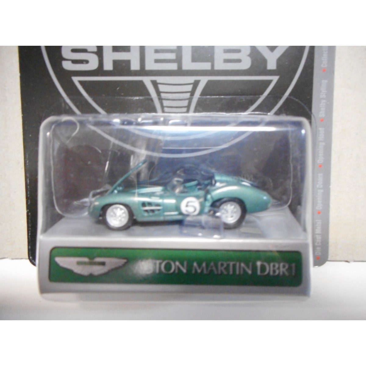 ASTON MARTIN DBR1 n5 SHELBY COLLECTIBLES 1:64 - BCN STOCK CARS