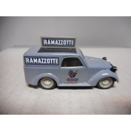 FIAT 500 A VAN RAMAZZOTTI 1949 1:43 BRUMM USADO/NO CAJA/VER FOTOS