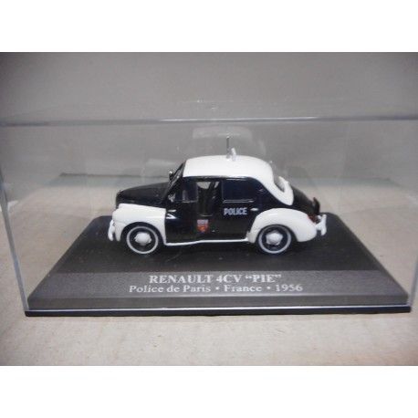 RENAULT 4CV PIE 1956 POLICE PARIS ALTAYA IXO 1:43