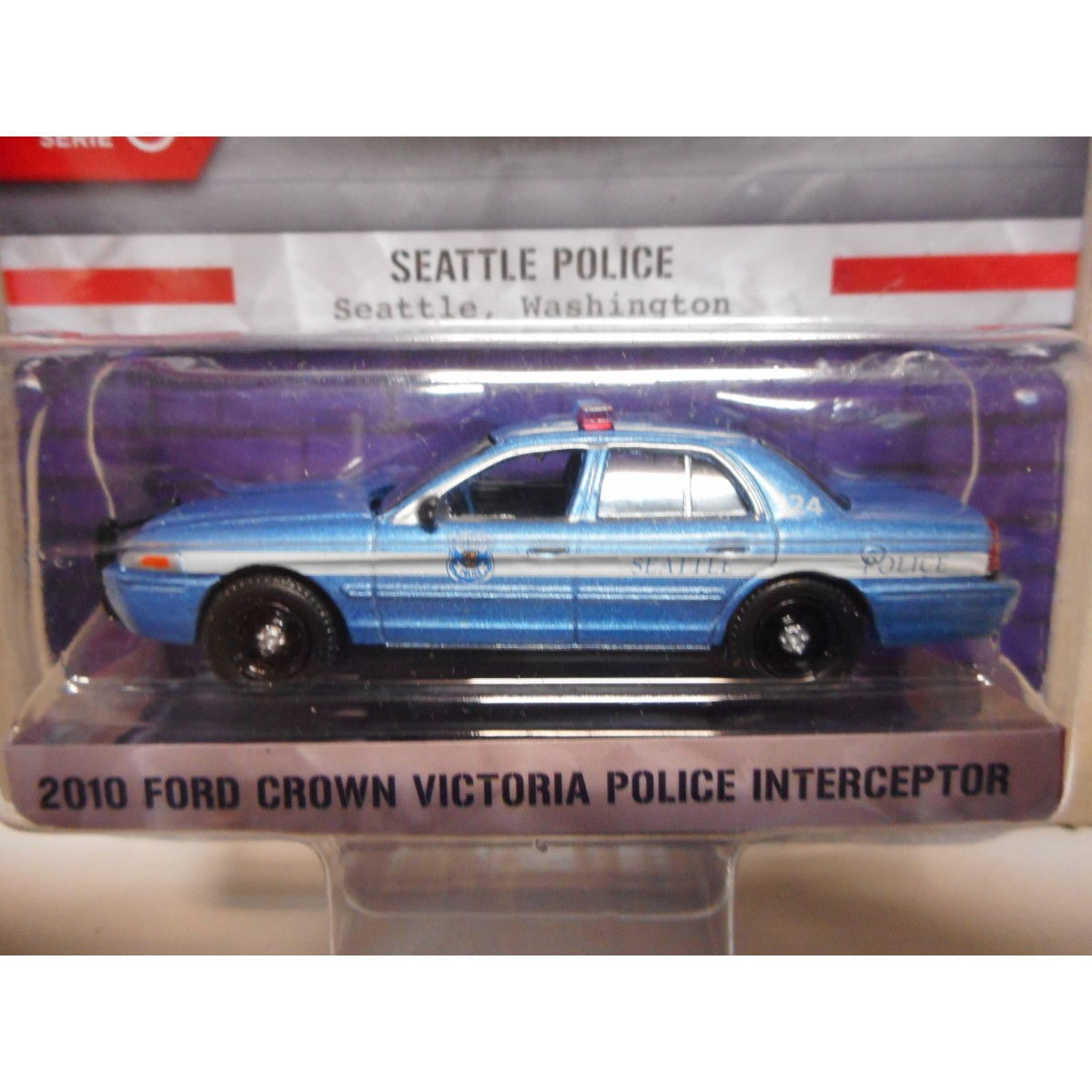 Greenlight GL85571 Crown Victoria Police Interceptor Bleu Métallique Seattle Police – Seattle, Washington Hot Pursuit Series 1/24 Diecast Model Car Greenlight Crown Victoria Police Interceptor Greenlight GL85571 Crown Victoria Police Interceptor Bleu Métallique Seattle Police – Seattle, Washington Hot Pursuit Series 1/24 Diecast Model Car Greenlight Crown Victoria Police Interceptor