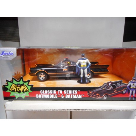 BATMAN & BATMOBILE CLASSIC TV SERIES 1:24 JADA TOYS