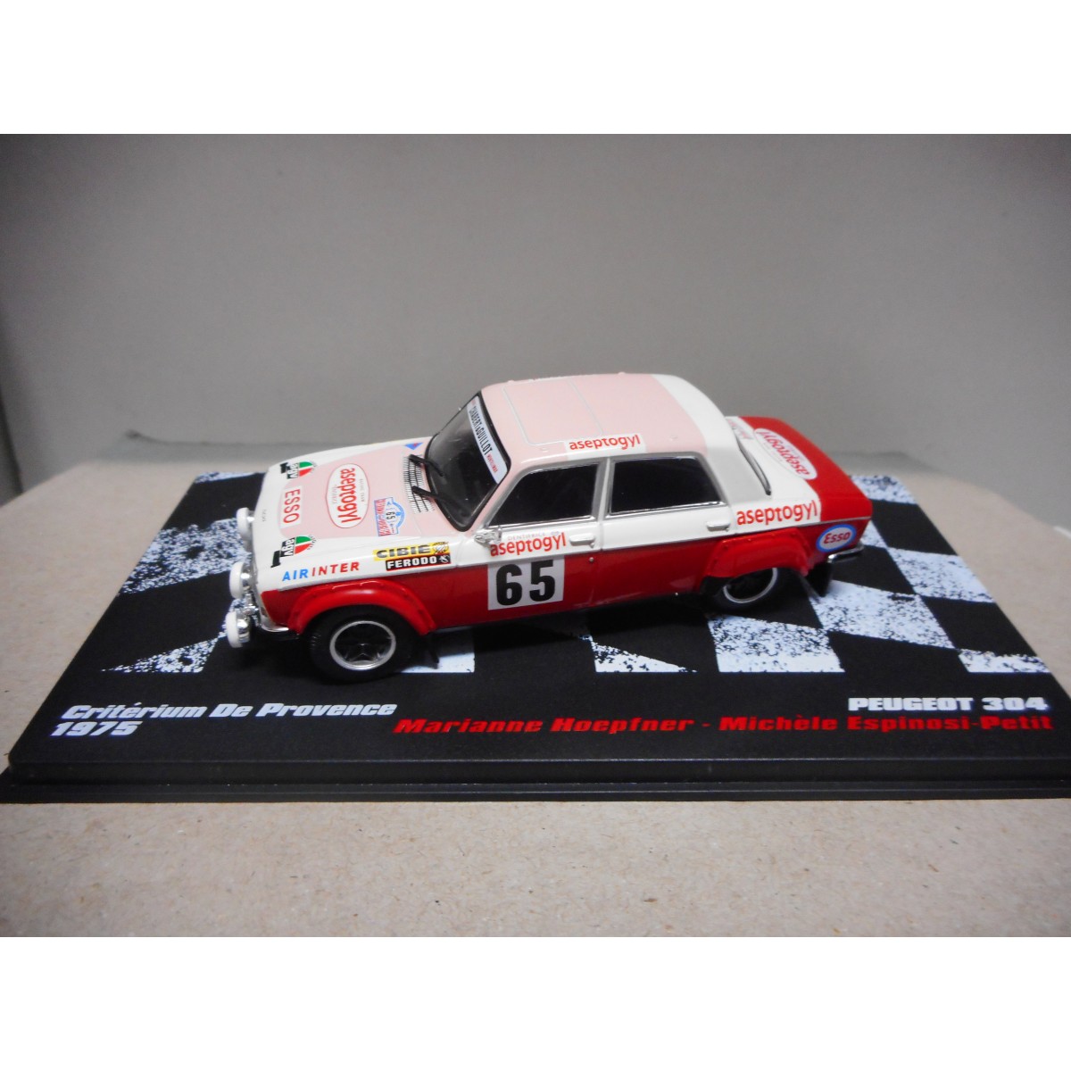 PEUGEOT 304 RALLY CRIT.PROVENCE 1975 HOEPFNER ALTAYA IXO 1:43 - BCN ...