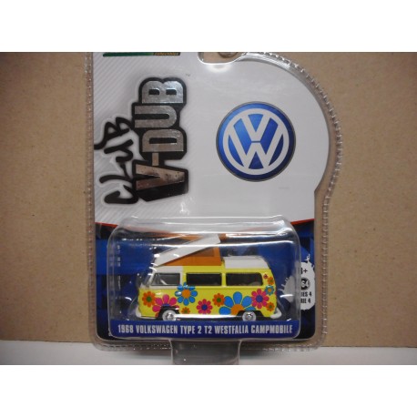 VOLKSWAGEN T2 CAMPER ESCOGER/CHOOSE/CHOISIR 1:64 GREENLIGHT