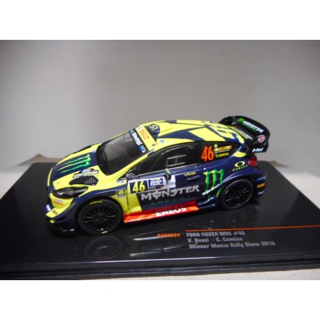 FORD FIESTA WRC WINNER RALLY MONZA 2018 V.ROSSI 1:43 IXO RAM694