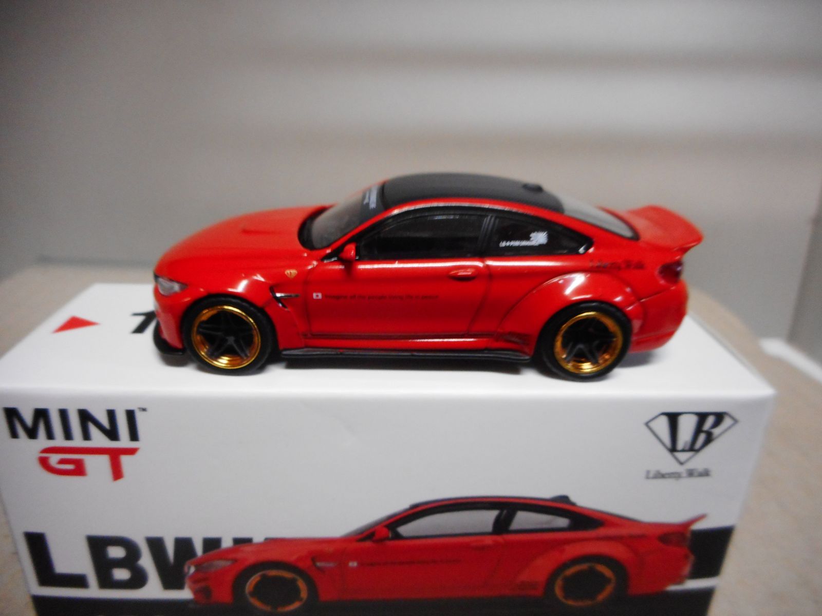 BMW M4 LB WORK COPPER WHEEL MINI GT TSM154 1:64 - BCN STOCK CARS