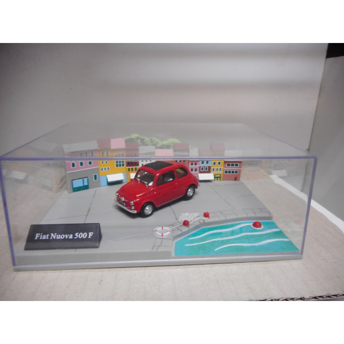 FIAT NUOVA 500 F STORY DIORAMA HACHETTE 143 BCN STOCK CARS
