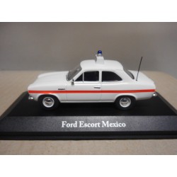 FORD ESCORT MK1 MEXICO UK POLICE SUSSEX ATLAS IXO 1:43