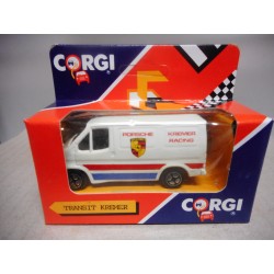 FORD TRANSIT PORSCHE MOTORSPORT 1:64 CORGI JUNIOR MIB VINTAGE