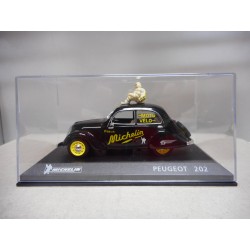 PEUGEOT 202 MICHELIN 1:43 ALTAYA IXO HARD BOX