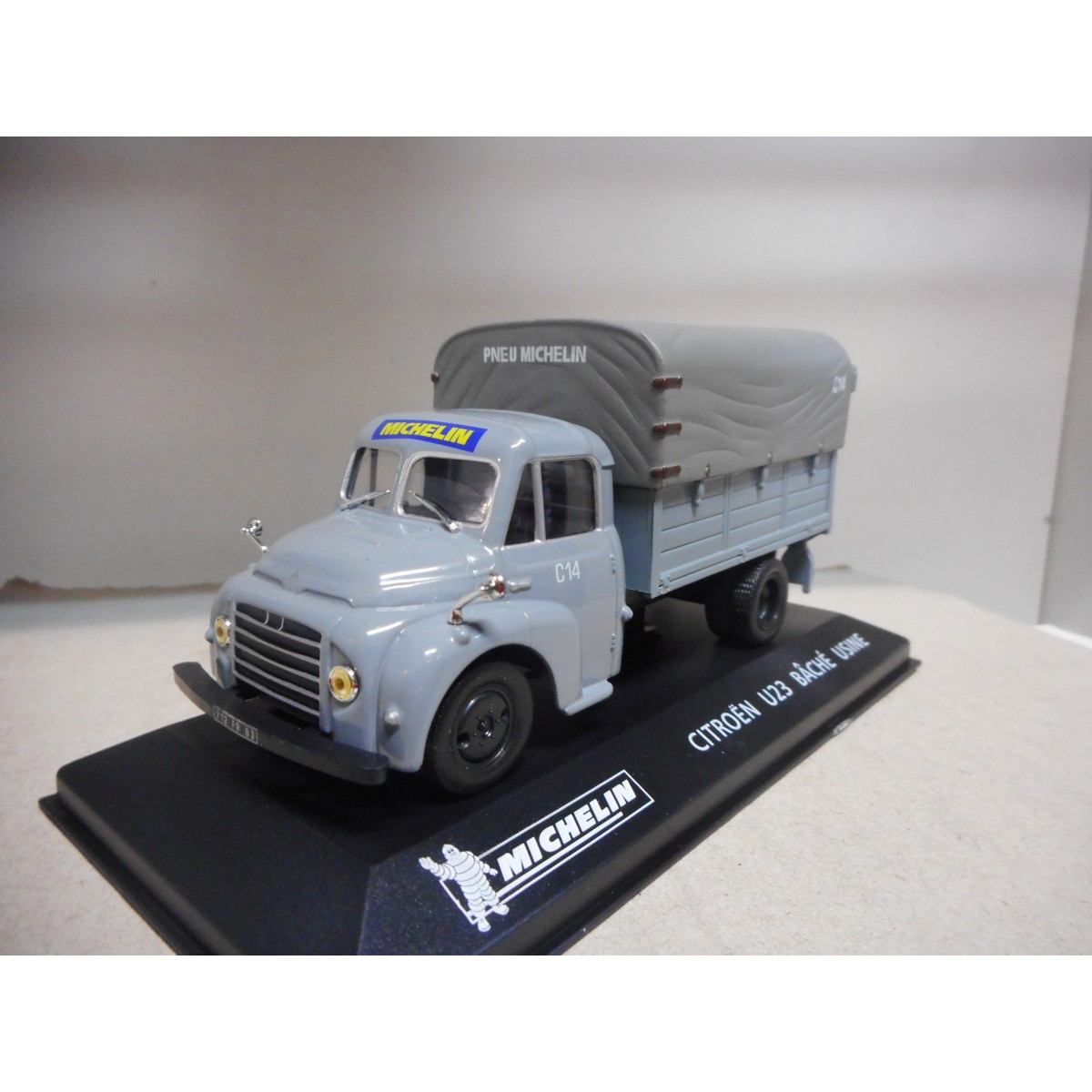 Citroen U-23 Malissard 1:43 IXO-ALTAYA - Camion Con Rimorchio Modellino