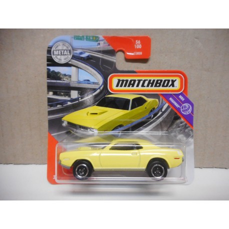 PLYMOUTH CUDA 1970 1:64 MATCHBOX