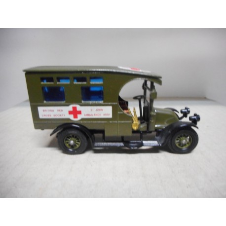 MATCHBOX YESTERYEAR RENAULT AG VAN AMBULANCE 1910 USADO/NO CAJA