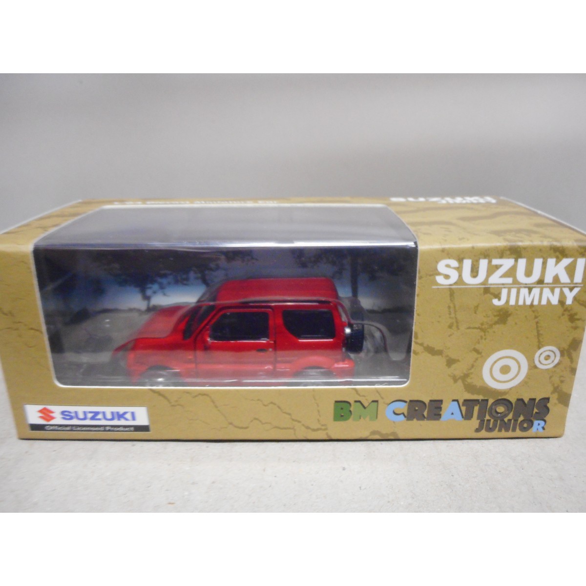 Modellino Suzuki Jimny JB43 BM Creations – Grigio Scuro, Guida A Sinistra, Scala 1:64