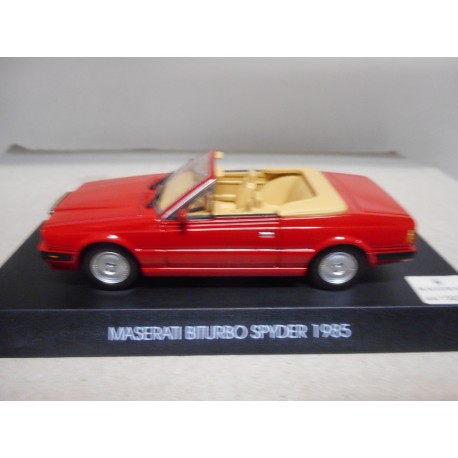 MASERATI BITURBO SPYDER 1985 1:43 USADO/BLISTER ABIERTO