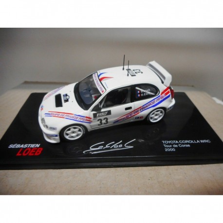 TOYOTA COROLLA WRC RALLY TOUR CORSE 2000 LOEB ALTAYA IXO 1:43