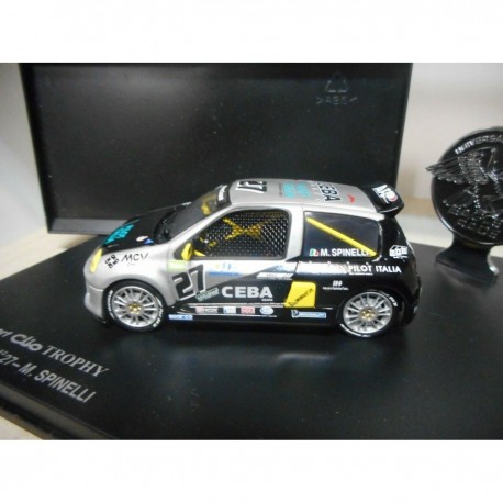 RENAULT CLIO TROPHY M.SPINELLI 1:43 UNIVERSAL HOBBIES USADO/VER FOTOS