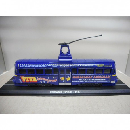 TRANVIA TRAMWAY RAILCOACH BRUSH 1937 1:76 ATLAS 103