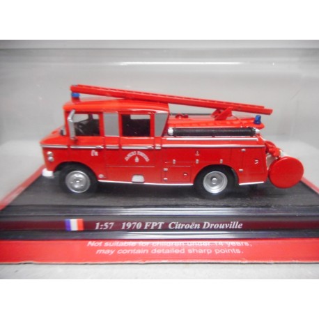 CITROEN DROUVILLE FPT 1970 FRANCE 1:57 FIRE/BOMBEROS/POMPIERS DelPrado