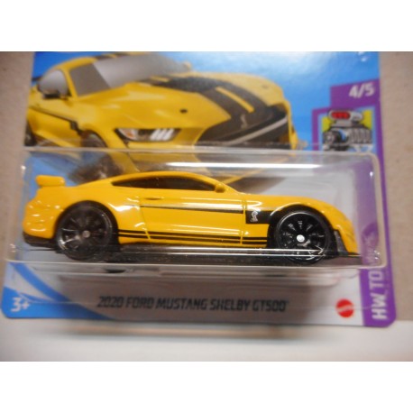 FORD MUSTANG GT SHELBY GT 500 2020 1:64 HOT WHEELS