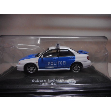 SUBARU IMPREZA 2002 ESTONIA POLITSEI/POLICIA 1:43 DeAGOSTINI
