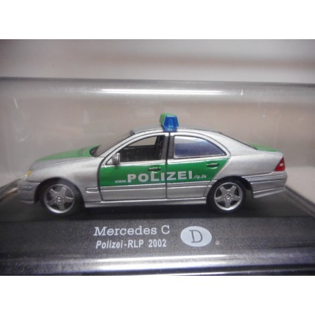 MERCEDES-BENZ CLASE C 2002 POLIZEI/POLICE 1:43 DeAGOSTINI