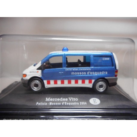 MERCEDES-BENZ VITO 2004 MOSSOS D´ESQUADRA/POLICIA 1:43 DeAGOSTINI