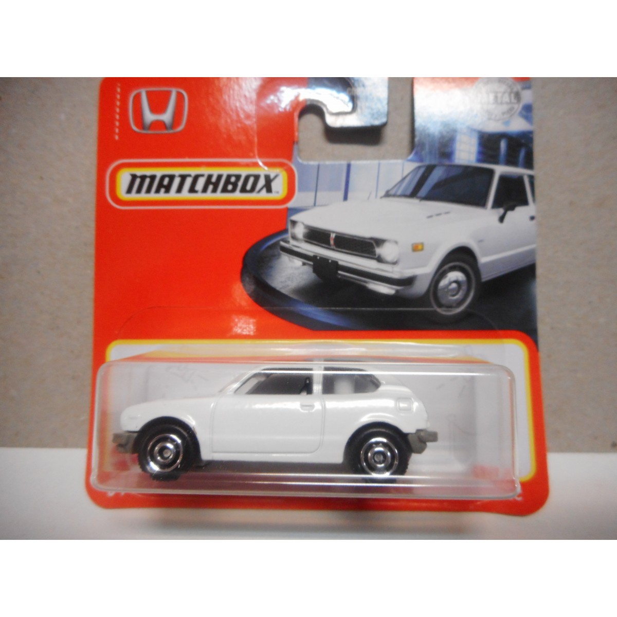 HONDA CIVIC 1 GEN. 1976 CVCC WHITE/BLANCO 164 MATCHBOX BCN STOCK CARS